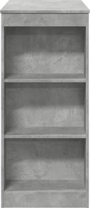 vidaXL Stolik barowy z półkami, szarość betonu, 95x47x103,5 cm 5
