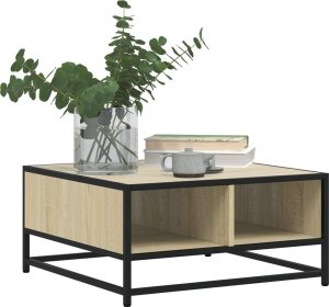 vidaXL vidaXL Stolik kawowy, dąb sonoma, 60,5x60,5x30 cm 4