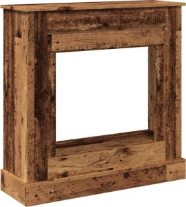 vidaXL vidaXL Obudowa kominka, stare drewno, 90x30x90 cm 2