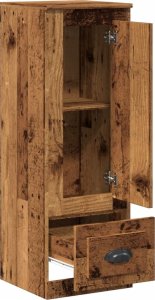 vidaXL Szafka, stare drewno, 36x35,5x103,5 cm 5