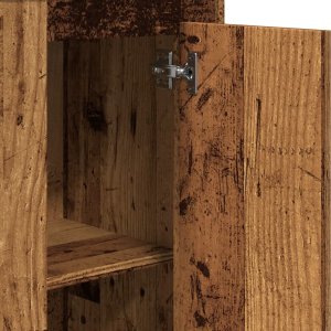 vidaXL Szafka, stare drewno, 36x35,5x103,5 cm 9