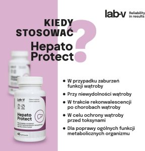 LAB V LAB-V Hepato Protect Wspomaganie funkcji wątroby dla psów i kotów 45 kapsułek 3