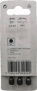 Bosch Screwdriver bit extra hard Bosch 2607001526 3