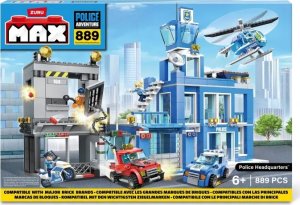 Max MAX CITY Bricks Police Station, 870pcs 1