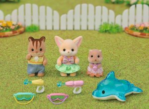 Figurka Sylvanian Families SYLVANIAN FAMILIES Pool Party Trio 2