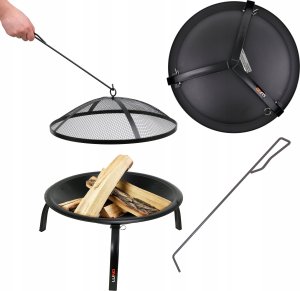 Toya LUND FOLDABLE STEEL FURNACE 56x39cm 18