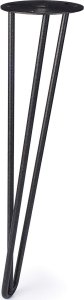 Sourcing STEEL HAIRPIN LEG TRIPLE 8 L400 BLACK 2