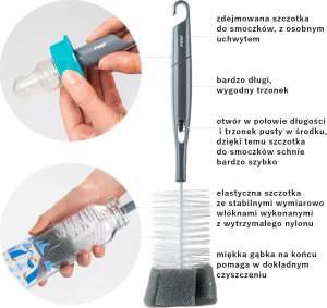 Reer Szczotka do butelek i smoczków 2w1 dla dzieci 2