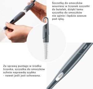 Reer Szczotka do butelek i smoczków 2w1 dla dzieci 4