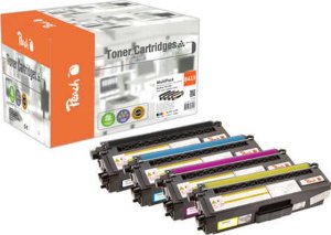 Toner Peach Peach PT798 kaseta z tonerem 4 szt. Zamiennik Czarny, Cyjan, Purpurowy, Żółty 1