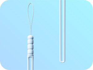 Hello Case Smycz Zawieszka do Telefonu na Nadgarstek Rękę Silikonowa Jasnoniebieska 2