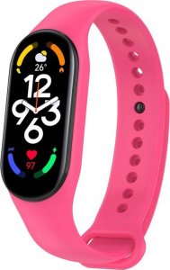 Hello Case OPASKA ZAMIENNA DO XIAOMI MI BAND 5 / 6 / 7 RÓŻOWY BRANSOLETKA SMART BAND 1