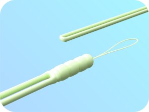 Hello Case Smycz Zawieszka do Telefonu na Nadgarstek Rękę Silikonowa Jasnozielona 5