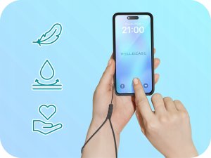 Hello Case Krótka Smycz Zawieszka Smyczka do Telefonu na Nadgarstek Silikonowa Czarna 4