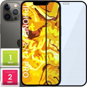 Hello Case Szkło Hartowane Do iPhone 12 / 12 PRO Pełne, Ochronne, Na Cały Ekran 9H 5D 1