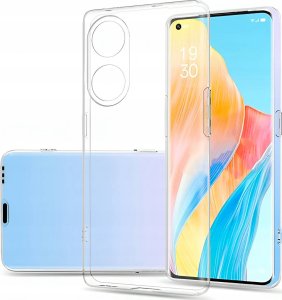 Hello Case ETUI DO OPPO RENO 8T GUMOWE OBUDOWA CASE SILIKON SLIM POKROWIEC CLEAR VIEW 1