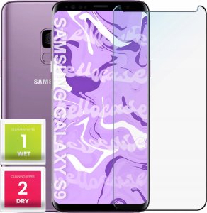 Hello Case Szkło Hartowane do Samsung Galaxy S8 / S9 (szybka 9H, płaskie 2.5D, ) 1