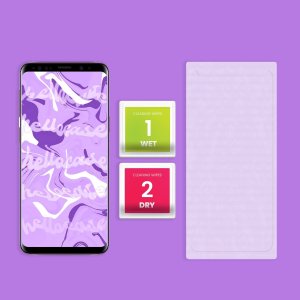 Hello Case Szkło Hartowane do Samsung Galaxy S8 / S9 (szybka 9H, płaskie 2.5D, ) 5