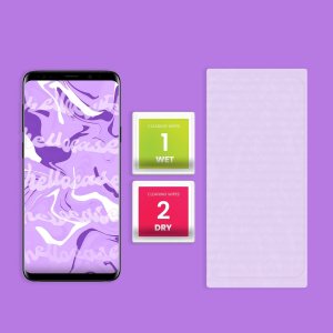 Hello Case Szkło Hartowane do Samsung Galaxy S9 Plus (szybka 9H, płaskie 2.5D, szybka) 5