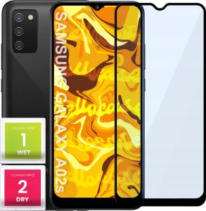 Hello Case SZKŁO HARTOWANE DO SAMSUNG GALAXY A02S PEŁNE NA CAŁY EKRAN SZKLO 5D 9H 1