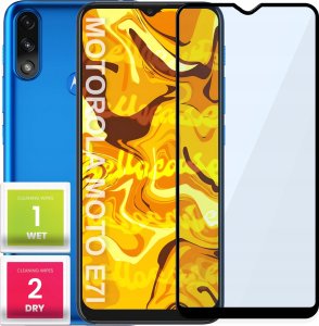 Hello Case SZKŁO HARTOWANE DO MOTOROLA MOTO E7I POWER PEŁNE NA CAŁY EKRAN SZKIEŁKO 5D 1