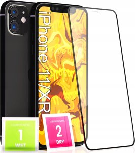 Hello Case SZKŁO HARTOWANE DO IPHONE 11 / XR PEŁNE NA CAŁY EKRAN SZKIEŁKO OCHRONNE 5D 1