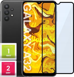 Hello Case SZKŁO HARTOWANE DO SAMSUNG GALAXY A32 4G PEŁNE NA CAŁY EKRAN SZKLO 5D 9H 1