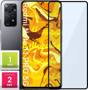 Hello Case SZKŁO HARTOWANE DO REDMI NOTE 11 PRO 5G / PRO  5G PEŁNE NA CAŁY EKRAN SZKLO 1