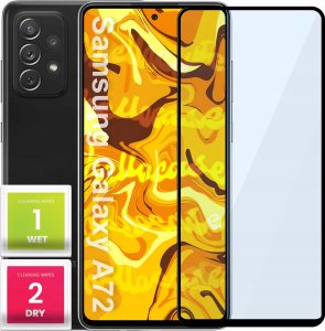 Hello Case SZKŁO HARTOWANE DO SAMSUNG GALAXY A72 5G PEŁNE NA CAŁY EKRAN SZKLO 5D 9H 1