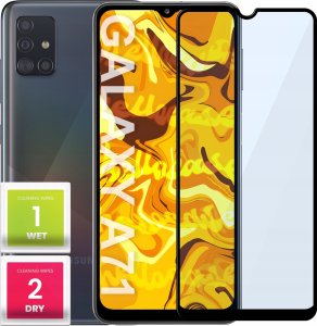 Hello Case SZKŁO HARTOWANE DO SAMSUNG GALAXY A71 PEŁNE NA CAŁY EKRAN SZKIEŁKO OCHRONNE 1