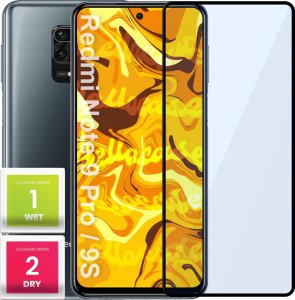 Hello Case SZKŁO HARTOWANE DO XIAOMI REDMI NOTE 9 PRO / 9S PEŁNE NA CAŁY EKRAN SZYBKA 1