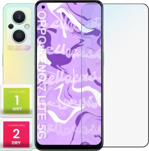 Hello Case Szkło Hartowane do Oppo Reno 7 Lite 5g (szybka 9H, płaskie 2.5D, ochronne) 1