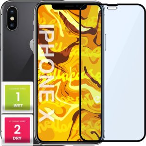 Hello Case SZKŁO HARTOWANE DO IPHONE X / XS PEŁNE NA CAŁY EKRAN SZKIEŁKO OCHRONNE 5D 1