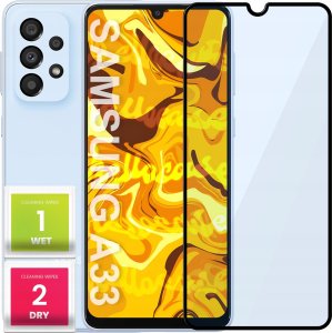 Hello Case SZKŁO HARTOWANE DO SAMSUNG GALAXY A33 5G PEŁNE NA CAŁY EKRAN SZKIEŁKO 5D 9H 1