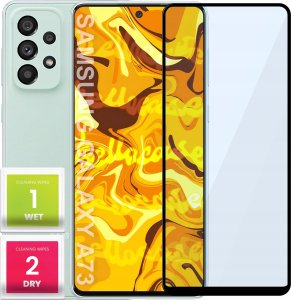 Hello Case SZKŁO HARTOWANE DO SAMSUNG GALAXY A73 PEŁNE NA CAŁY EKRAN SZKIEŁKO OCHRONNE 1