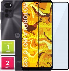 Hello Case SZKŁO HARTOWANE DO MOTOROLA MOTO G22 PEŁNE NA CAŁY EKRAN SZKIEŁKO OCHRONNE 1