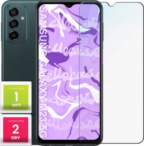 Hello Case Szkło Hartowane do Samsung Galaxy M23 5g (szybka 9H, płaskie 2.5D, szybka) 1