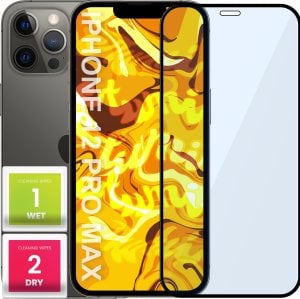 Hello Case SZKŁO HARTOWANE DO IPHONE 12 PRO MAX PEŁNE NA CAŁY EKRAN SZKIEŁKO OCHRONNE 1