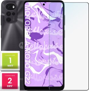 Hello Case Szkło Hartowane do Motorola Moto G22 (szybka 9H, płaskie 2.5D, ochronne) 1