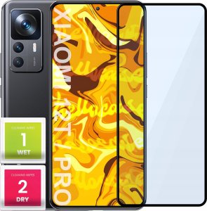 Hello Case SZKŁO HARTOWANE DO XIAOMI 12T / 12T PRO PEŁNE NA CAŁY EKRAN SZKIEŁKO SZYBKA 1