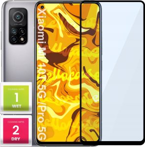 Hello Case SZKŁO HARTOWANE DO MI 10T 5G / 10T PRO 5G PEŁNE NA CAŁY EKRAN SZKIEŁKO 5D 1