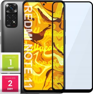 Hello Case SZKŁO HARTOWANE DO XIAOMI REDMI NOTE 11 PEŁNE NA CAŁY EKRAN SZKIEŁKO SZYBKA 1