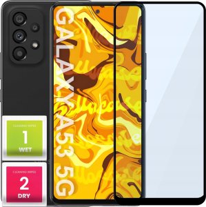 Hello Case SZKŁO HARTOWANE DO SAMSUNG GALAXY A53 5G PEŁNE NA CAŁY EKRAN SZKIEŁKO 5D 9H 1