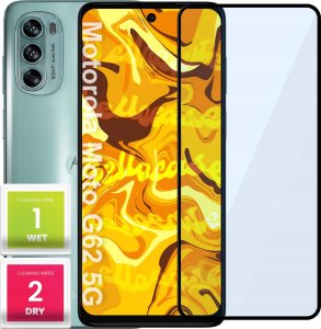 Hello Case SZKŁO HARTOWANE DO MOTOROLA MOTO G62 5G PEŁNE NA CAŁY EKRAN SZKIEŁKO SZYBKA 1