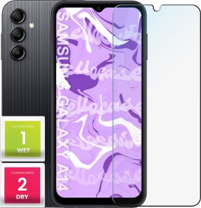 Hello Case Szkło Hartowane do Samsung Galaxy A14 / A14 5g (szybka 9H, płaskie 2.5D) 1