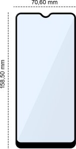 Hello Case SZKŁO HARTOWANE DO MOTOROLA MOTO E20 PEŁNE NA CAŁY EKRAN SZKIEŁKO OCHRONNE 3