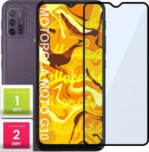 Hello Case SZKŁO HARTOWANE DO MOTO G10 / G30 PEŁNE NA CAŁY EKRAN SZKIEŁKO OCHRONNE 5D 1