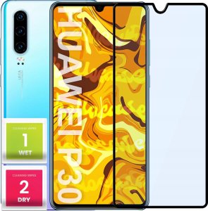 Hello Case SZKŁO HARTOWANE DO HUAWEI P30 PEŁNE NA CAŁY EKRAN SZKIEŁKO OCHRONNE SZYBKA 1