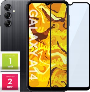 Hello Case SZKŁO HARTOWANE DO SAMSUNG GALAXY A14 / A14 5G PEŁNE NA CAŁY EKRAN SZKIEŁKO 1