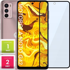 Hello Case SZKŁO HARTOWANE DO MOTOROLA MOTO G42 PEŁNE NA CAŁY EKRAN SZKIEŁKO OCHRONNE 1